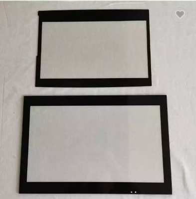 Rivestimento di vetro temperato ultra chiaro dell'AR ottico con la struttura di serigrafia bianca