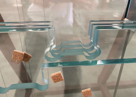 graffio di raffreddamento rapido temperato isolato pesante spesso di vetro di 2.1mm resistente