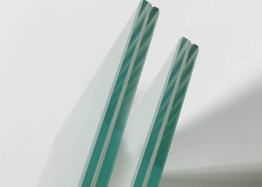 PVB ha colorato il chiaro piano indurito di vetro laminato ha curvato 6mm - 40mm