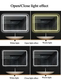 Gli specchi illuminati del bagno del LED, rame rispecchiano liberamente la dimensione su misura